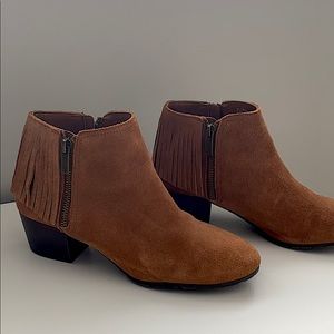 Women’s Kenneth Cole Reaction Suede Fringe Bootie